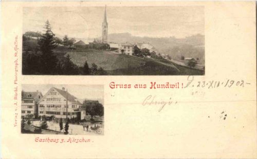 Gruss aus Hundwil - Gasthaus zum Hirschen
