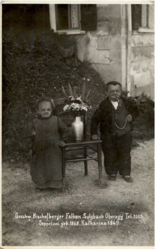 Sulzbach Oberegg - Seppatoni und Katharina - Liliputaner