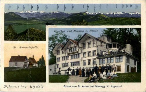Gruss vom St. Anton - Oberegg - Gasthof zum Rössle