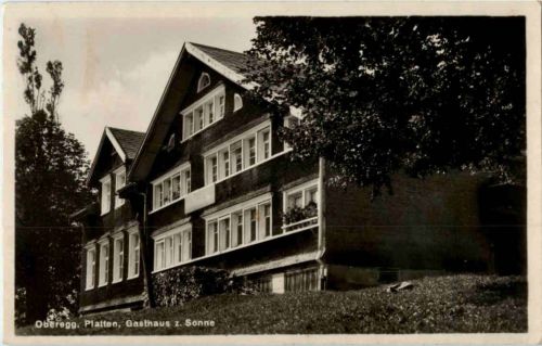Oberegg Platten - Gsthaus zur Sonne