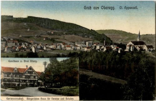 Gruss aus Oberegg - Gasthaus z Drei König