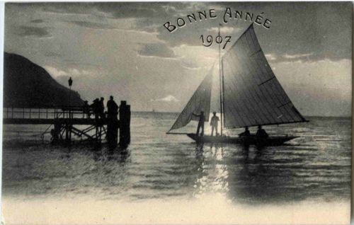 Barque du Leman Bonne Anne 1907