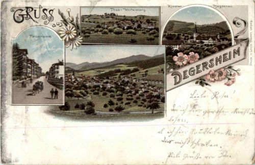 Gruss aus Degersheim - Litho