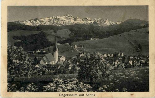 Degersheim mit Säntis