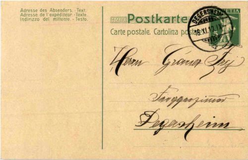 Degersheim - Ganzsache