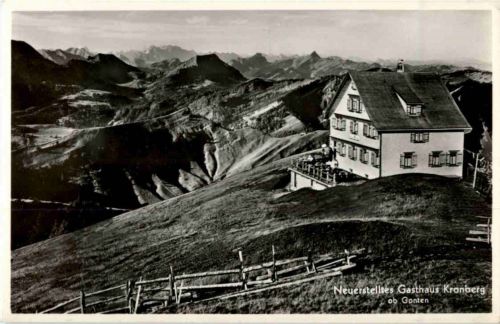 Neu erstelltes Gasthaus Kronberg ob Gonten