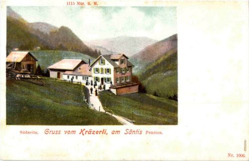 Gruss vom Kräzerli bei Urnäsch