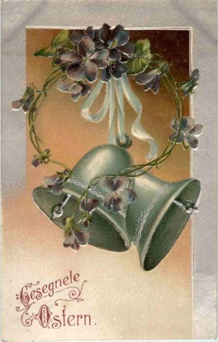 Gesegnete Ostern - Prägekarte