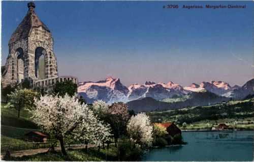 Aegerisee - Morgarten Denkmal