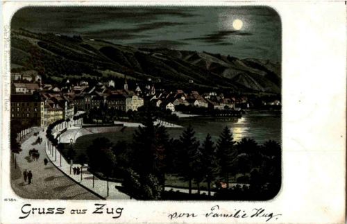 Gruss aus Zug - Litho