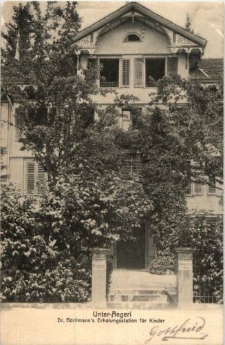 Unter Aegeri - Dr. Hürlimanns Erholungsstaqtion