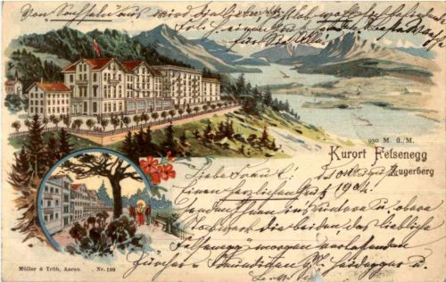 Zugerberg - Kurort Felsenegg - Litho