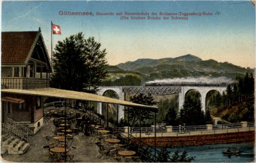 Gübsensee - Stauwehr mit Sitterviadukt