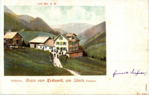 Kräzerle am Fusse des Säntis
