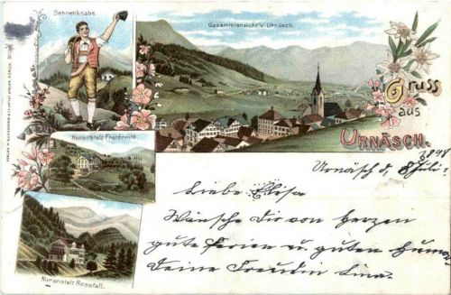 Gruss aus Urnäsch - Litho