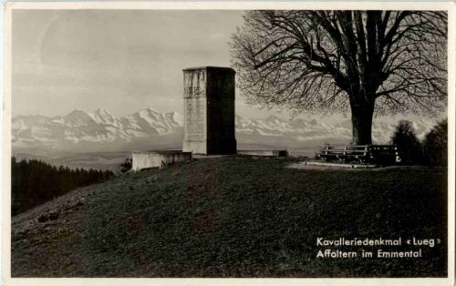 Affoltern im Emmental - Kavalleriedenkmal Lueg