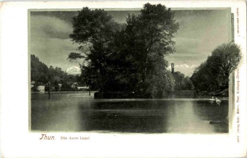 Thun - Die Aare Insel