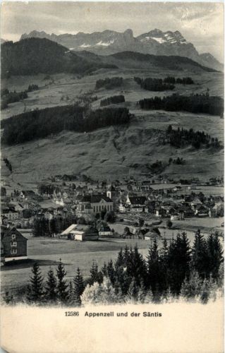 Appenzell und der Säntis
