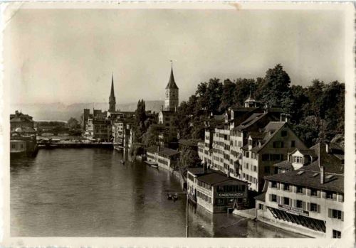 Zürich Partie an der Schipfe