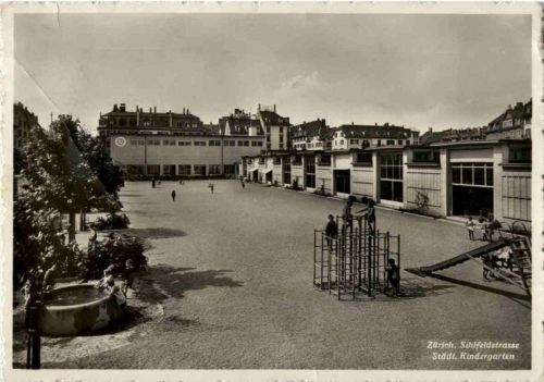 Zürich - Sihlfeldstrasse - Städt. Kindergarten