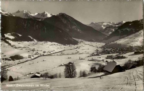 Zweisimmen im Winter