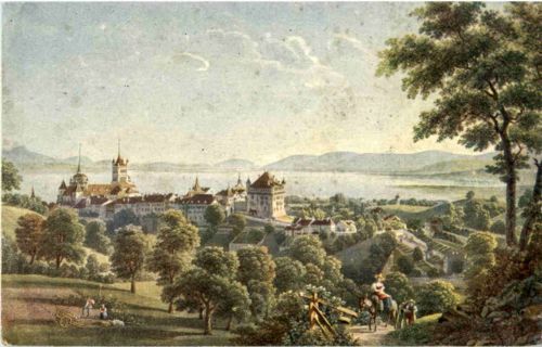 Lausanne - Künstlerkarte Gabriel Lory