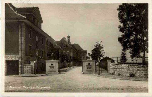 Solothurn - Eingang zum Bürgerspital