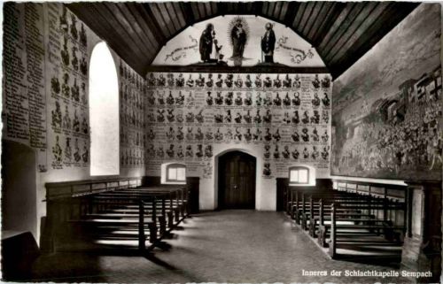 Sempach - Inneres der Schlachtkapelle