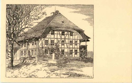 Bad Gutenburg - Künstlerkarte E. Anner