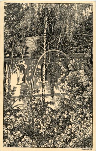 Schinznach Bad - Künstlerkarte E. Anner