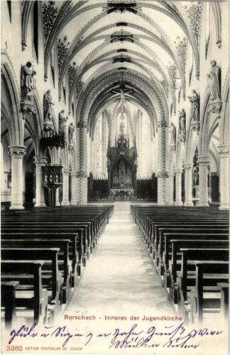 Rorschach - Inneres der Jugendkirche