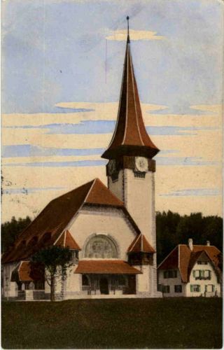 Spiez - Kirche und Pfarrhaus
