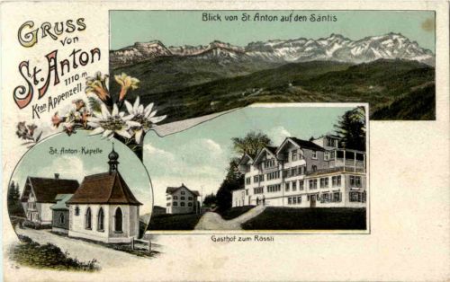 Gruss von St. Anton - Gasthaus Rössli