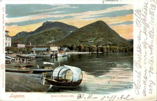 Lugano - Quai e Monte Bre