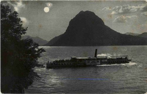 Monte Bre - Werbekarte - Polygraphisches Institiut Zürich