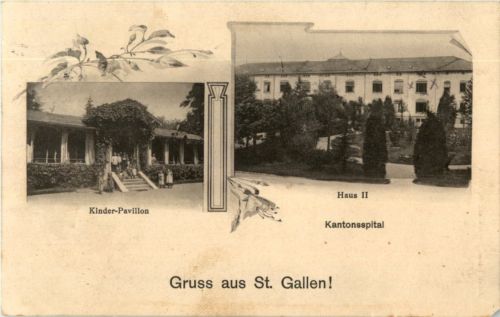 Gruss aus St. Gallen - Kantonsspital