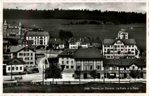 Tramelan Dessus - La Poste et la Gare
