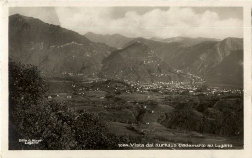 Lugano - Visto dal Kurhaus Cademario