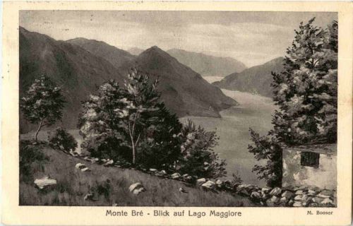 Monte Bre - Künstlerkarte M. Booser