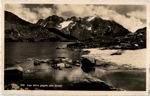Lac blau gegen den Scopi