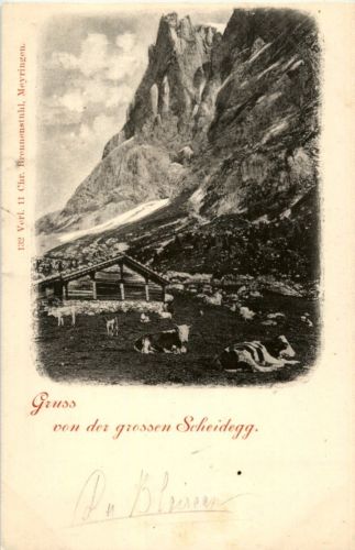 Gruss von der grossen Scheidegg