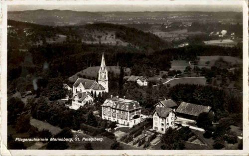 Fliegeraufnahme Marienburg - St. Pelagiberg