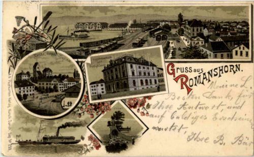 Gruss aus Romanshorn - Litho