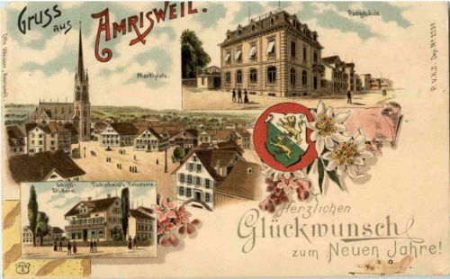 Gruss aus Amriswil - Litho
