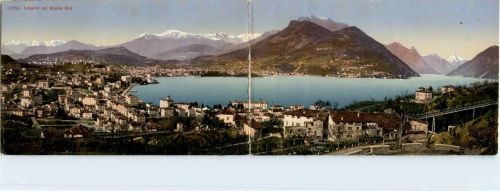 Lugano - Klappkarte