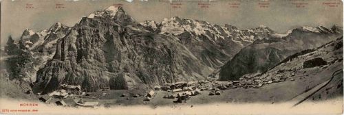 Mürren - Klappkarte