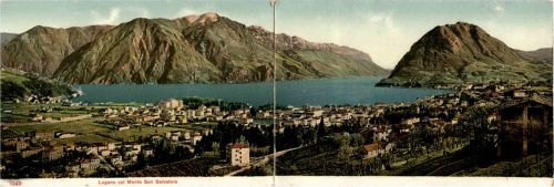 Lugano - Klappkarte