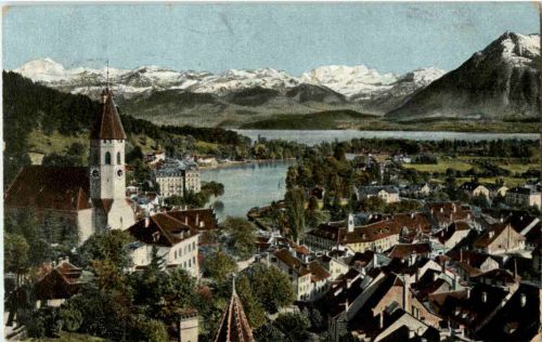 Thun und die Alpen