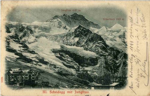 Scheidegg mit Jungfrau