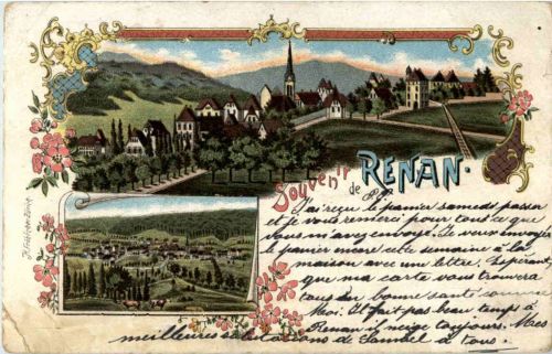 Souvenir de Renan - Litho
